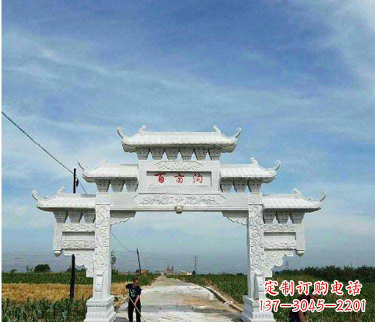 贵州西方风格石牌坊石雕