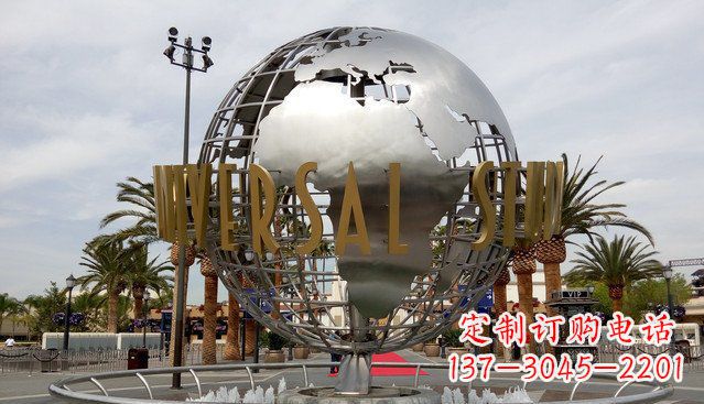 贵州地球广场不锈钢雕塑