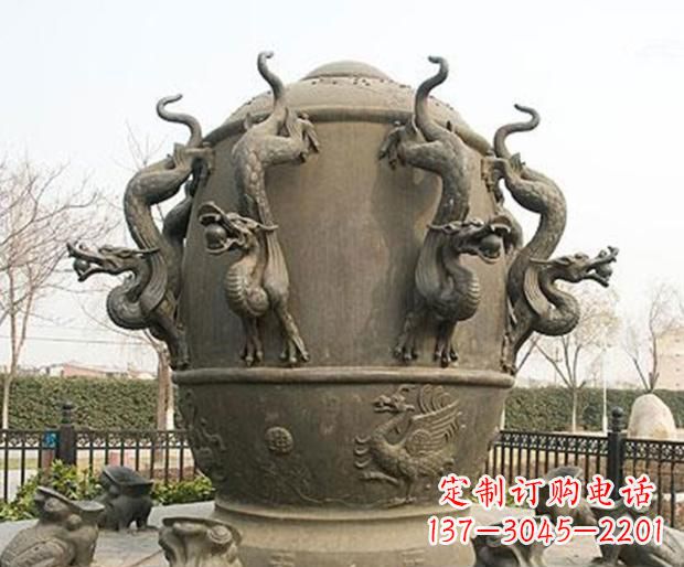 贵州精美地动仪铜雕