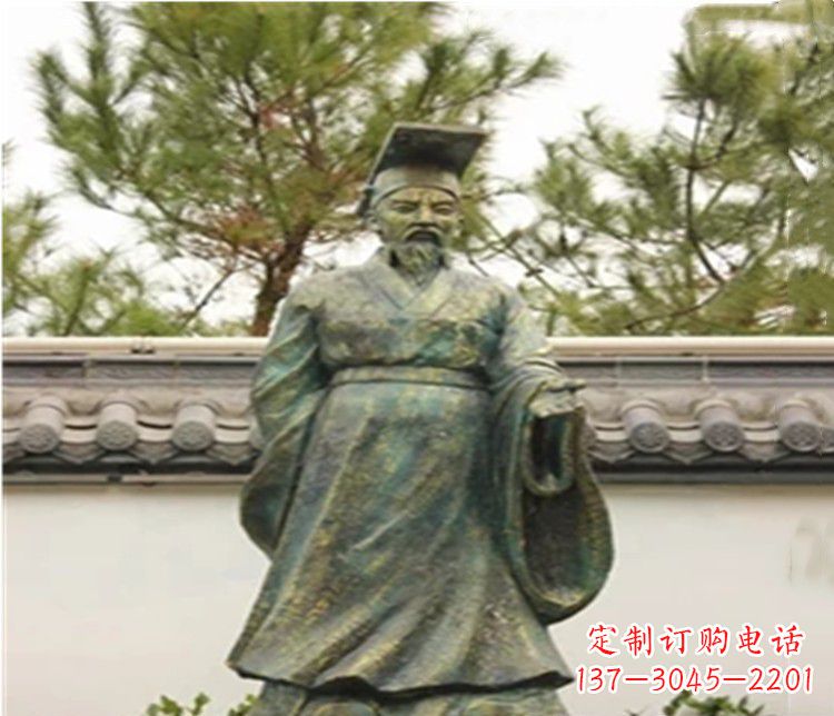 贵州青铜雕刻汉武帝铜雕