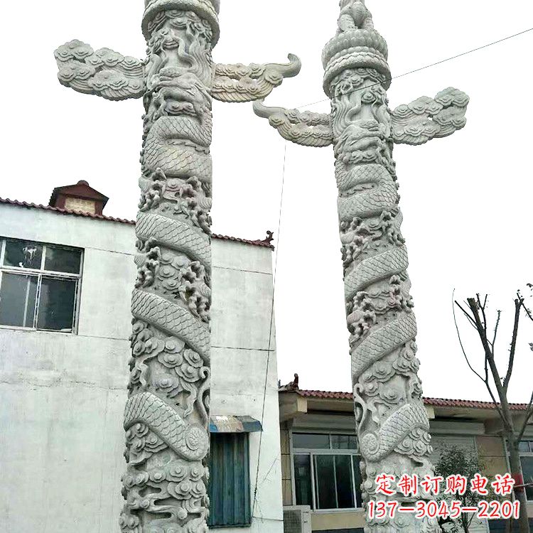 贵州精美华表雕塑 别具风格