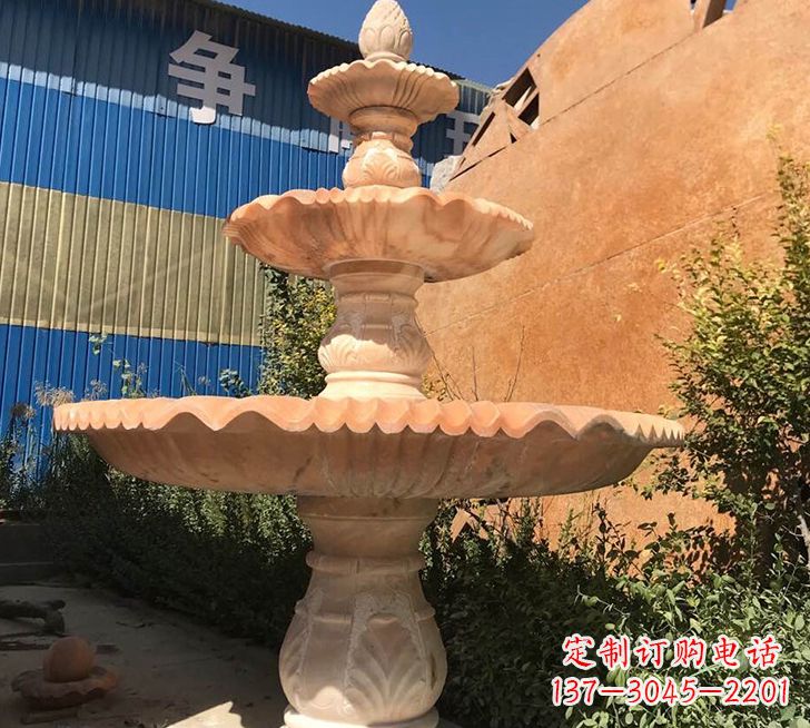贵州跌水盆喷泉石雕——精美的喷泉雕塑