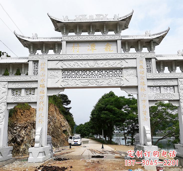 贵州东夏侯石牌坊雕塑专业的定制雕塑制作商