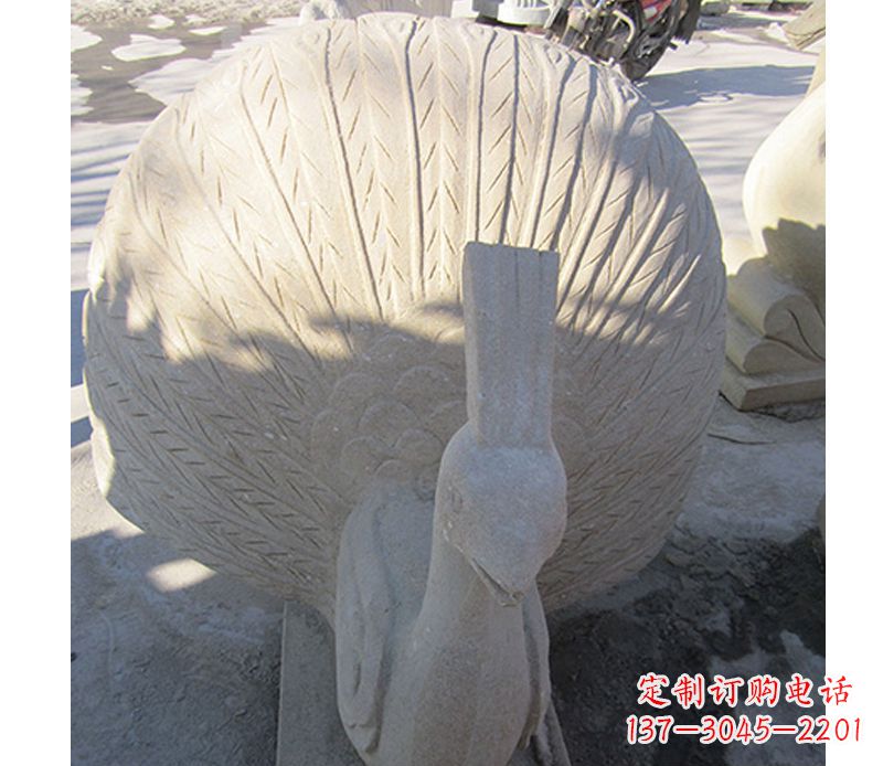 贵州优雅高贵的孔雀石雕