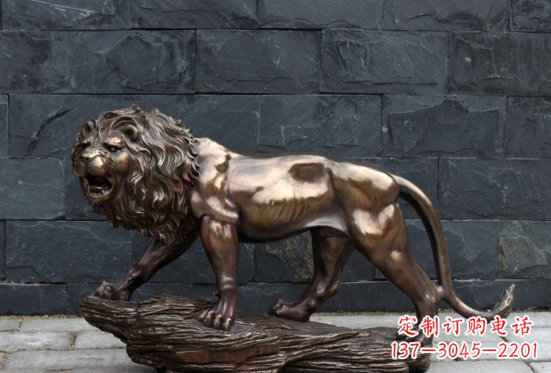 贵州高雅雕刻—狮子铜雕塑