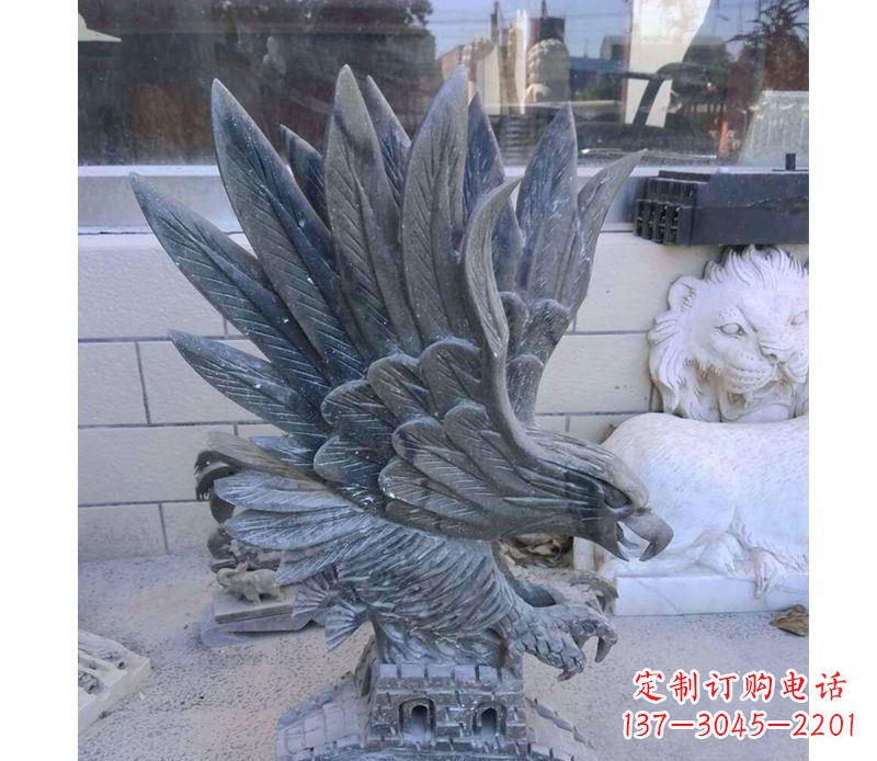 贵州精致雄鹰石雕,令您的空间瞩目耀眼