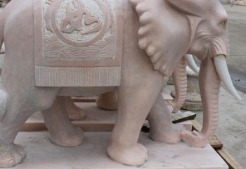 贵州祠堂大象雕塑