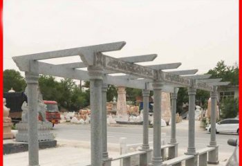 贵州大理石公园石雕长廊高端定制雕塑