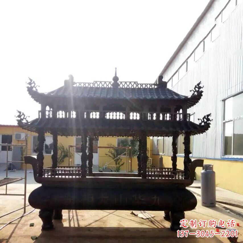 贵州多层铜香炉