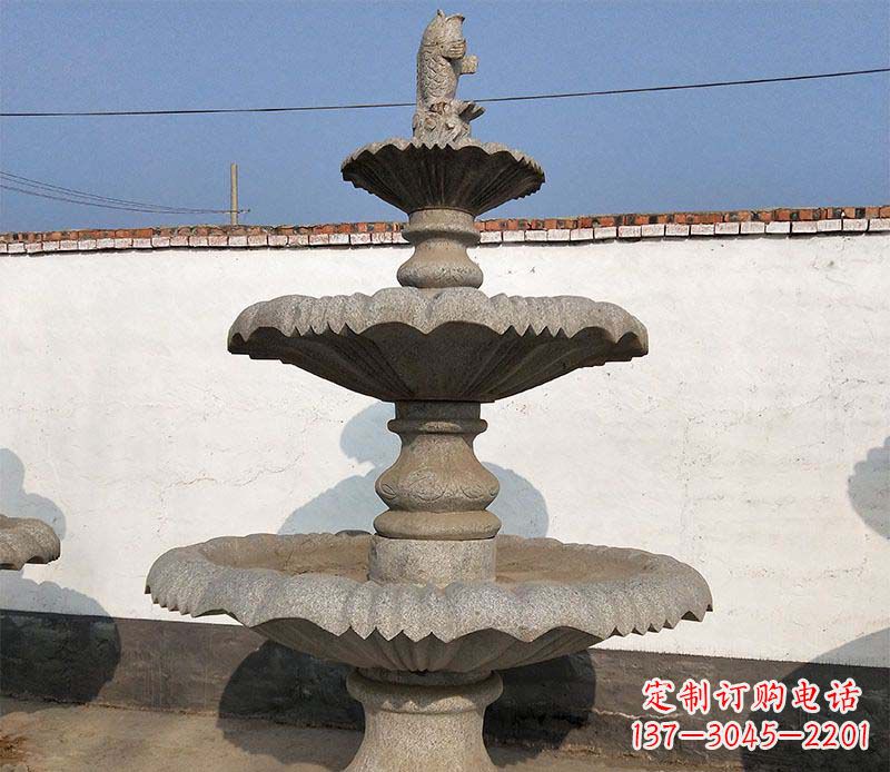 贵州多层喷泉石雕
