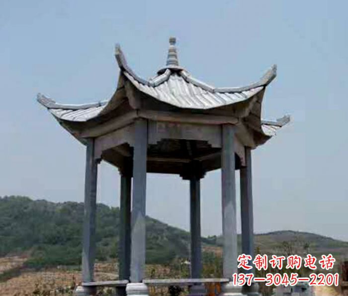 贵州仿古石雕凉亭