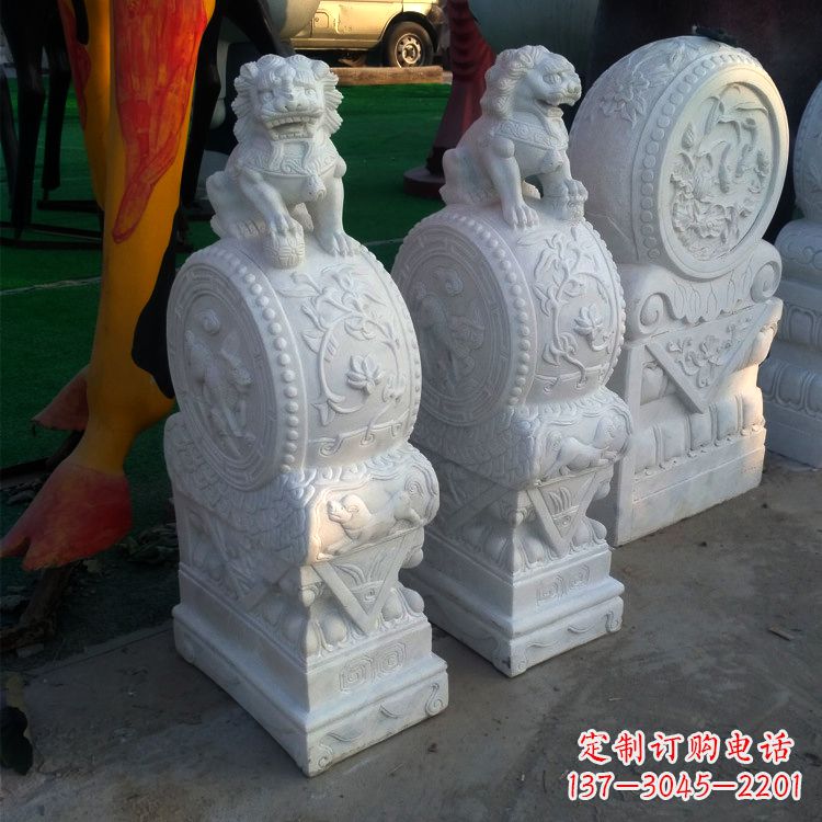 贵州仿古门墩石雕塑,让您的家园更加精致