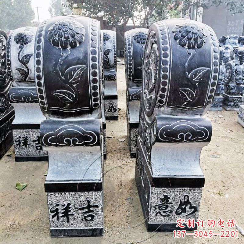 贵州仿古门枕石门墩雕塑