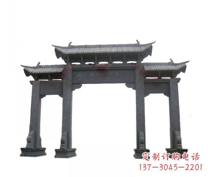 贵州精美仿古牌坊石雕