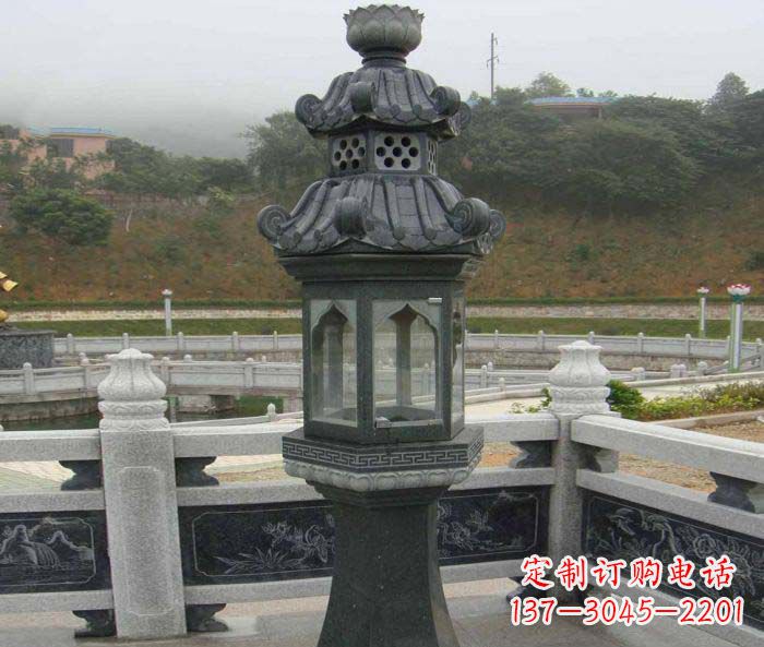 贵州仿古石灯雕塑,点亮景观空间