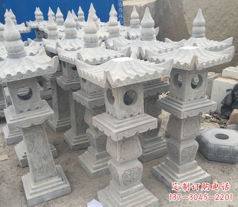 贵州仿古石灯园林景观石雕