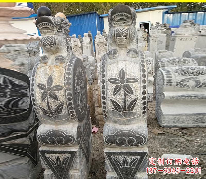 贵州仿古石门墩雕塑,传承历史文化