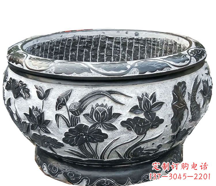贵州传承古典，精致仿古庭院花盆雕塑
