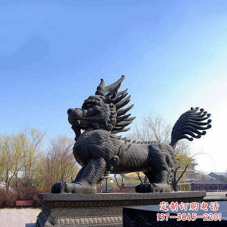 贵州古典麒麟雕塑,精美绝伦