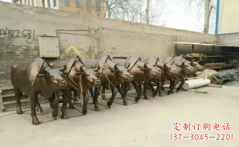 贵州仿铜玻璃钢动物雕塑