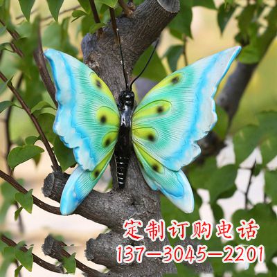 贵州蓝色蝴蝶雕塑