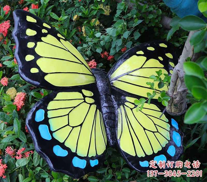 贵州玻璃钢蝴蝶雕塑