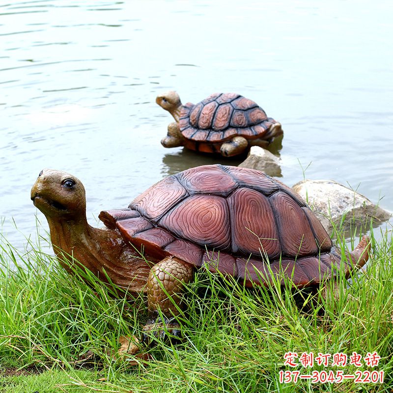 贵州仿真乌龟公园池塘水景动物雕塑摆件
