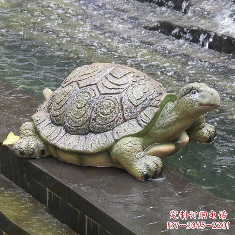 贵州仿真乌龟-园林水景动物雕塑摆件