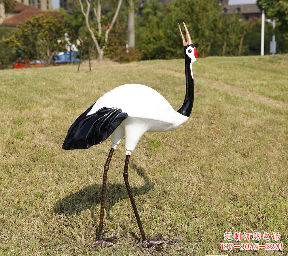 贵州仿真仙鹤雕塑