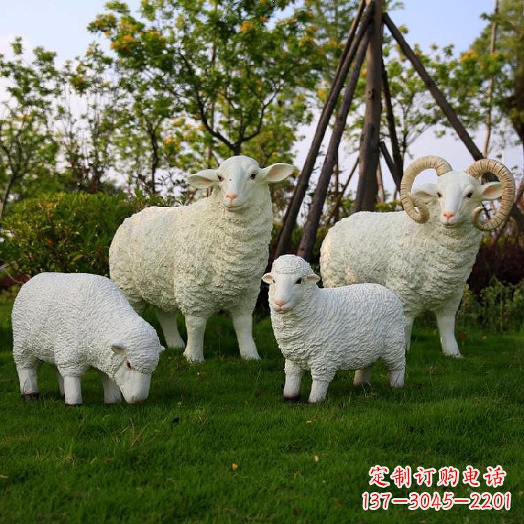 贵州精美玻璃钢动物雕塑