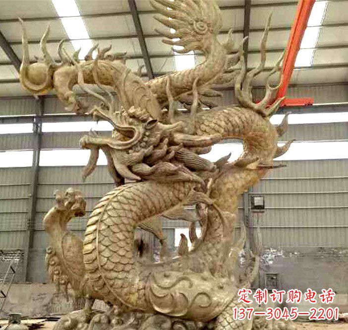 贵州精美铜龙雕塑