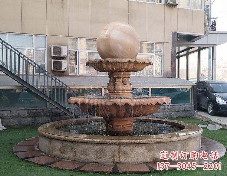 贵州风水球喷泉石雕 (2)