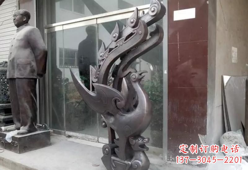 贵州艺术级凤凰铜雕