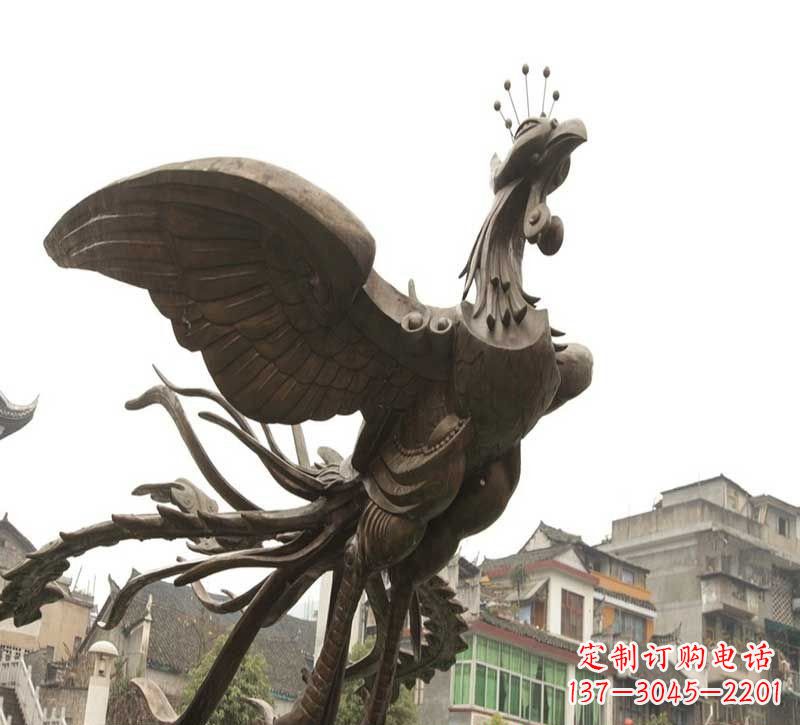 贵州凤凰飞翔铜雕