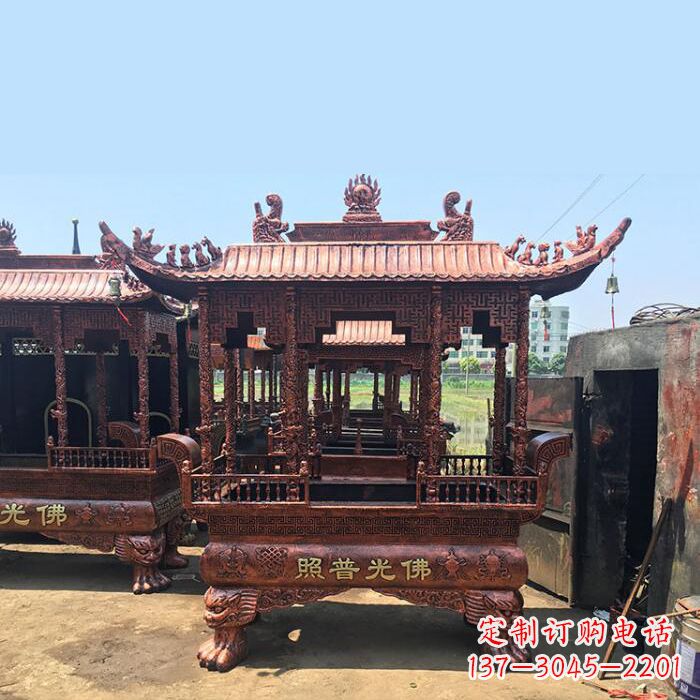 贵州精美铜香炉雕塑