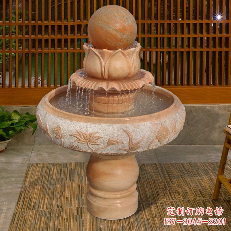 贵州领雕塑涪陵悬浮风水球雕塑