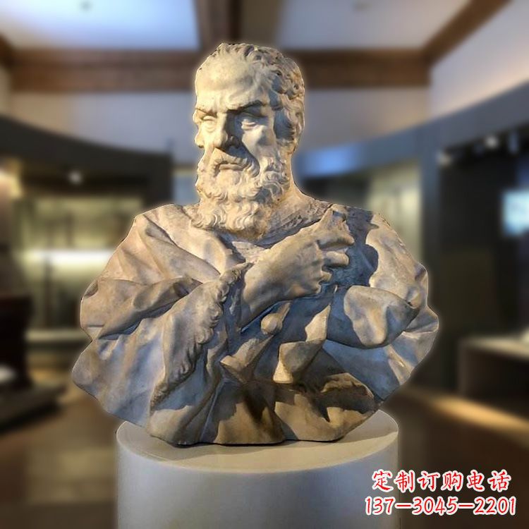贵州伽利略头像雕塑--精致定制