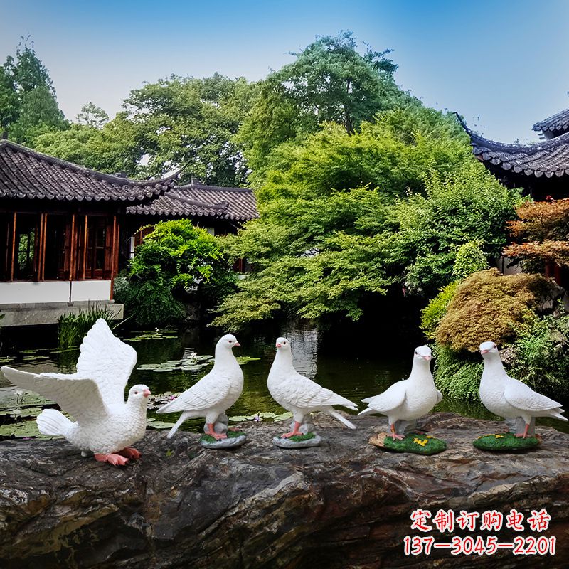 贵州令人惊艳的鸽子雕塑