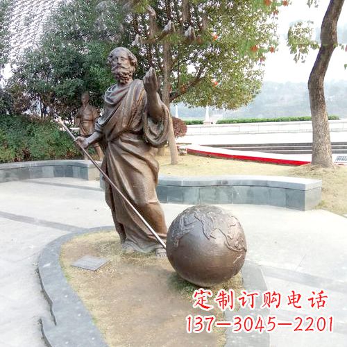 贵州傲世千古,阿基米德撬地球雕塑