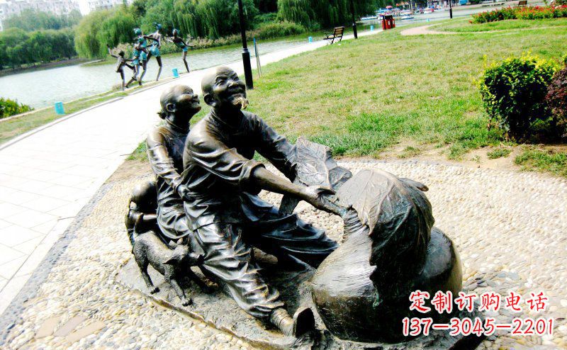 贵州新颖可爱的铜雕萝卜小品