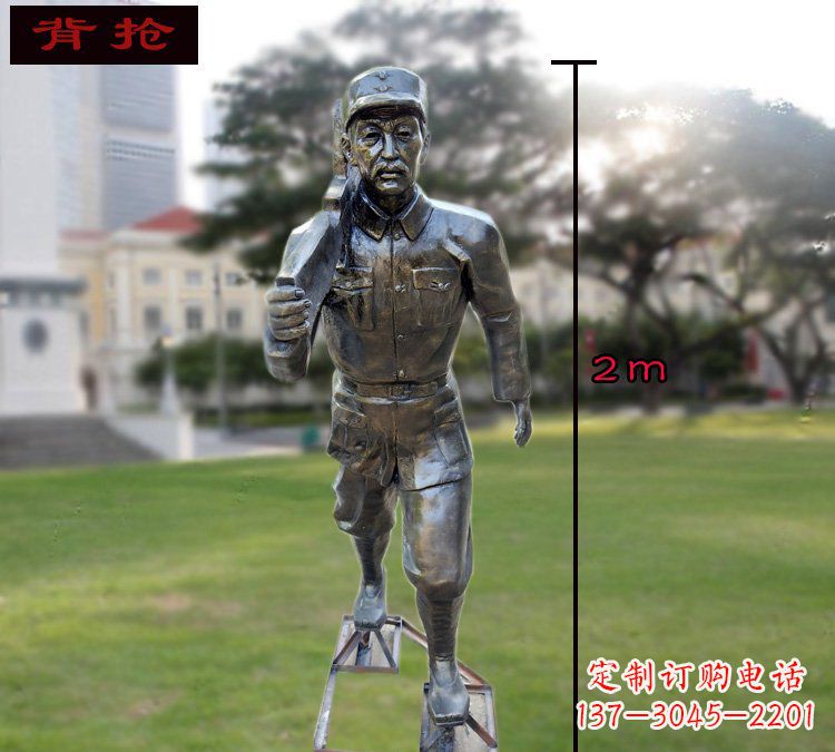 贵州中领雕塑英勇勇士铜雕