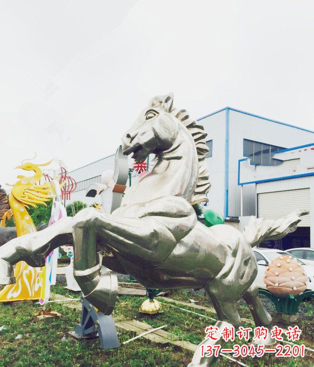 贵州产品名称优雅的不锈钢雕塑——奔马
