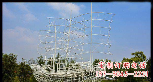贵州唯美不锈钢帆船雕塑