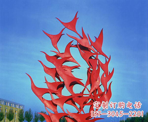贵州立体不锈钢大雁雕塑
