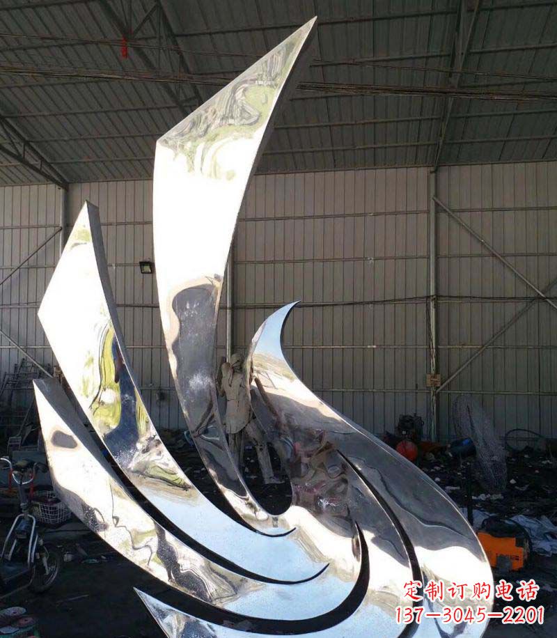贵州精巧不锈钢和平鸽雕塑