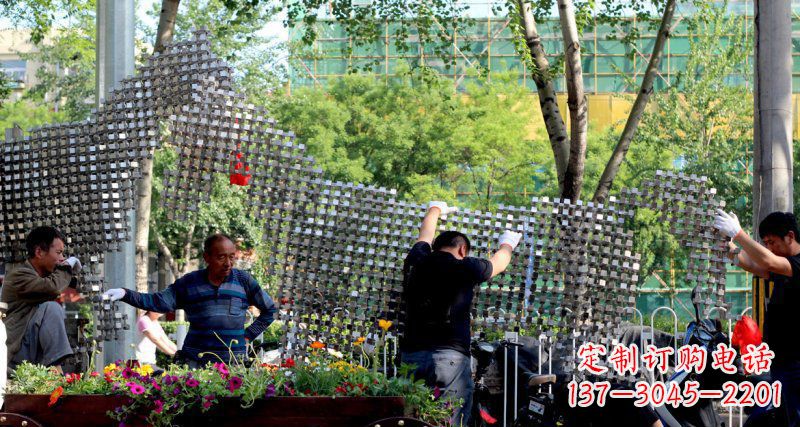 贵州中领雕塑 - 动物抽象不锈钢雕塑