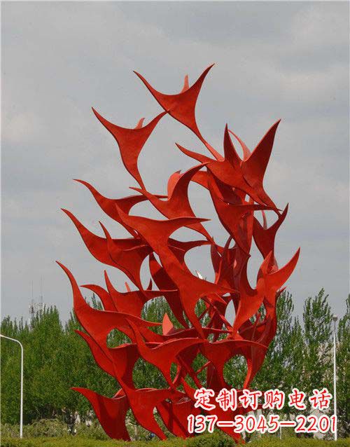 贵州不锈钢天鹅雕塑,唤醒公园景观