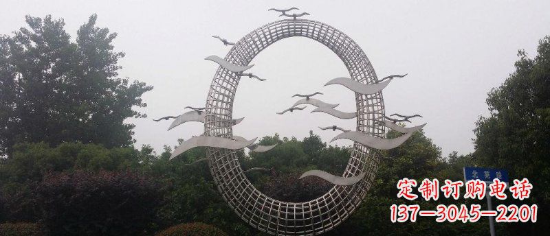 贵州抒情海鸥雕塑