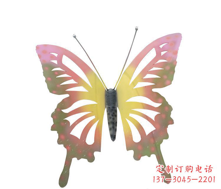 贵州梦幻缤纷不锈钢蝴蝶摆件雕塑