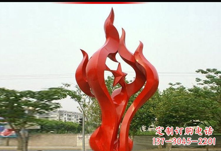 贵州 不锈钢火炬雕塑-美轮美奂